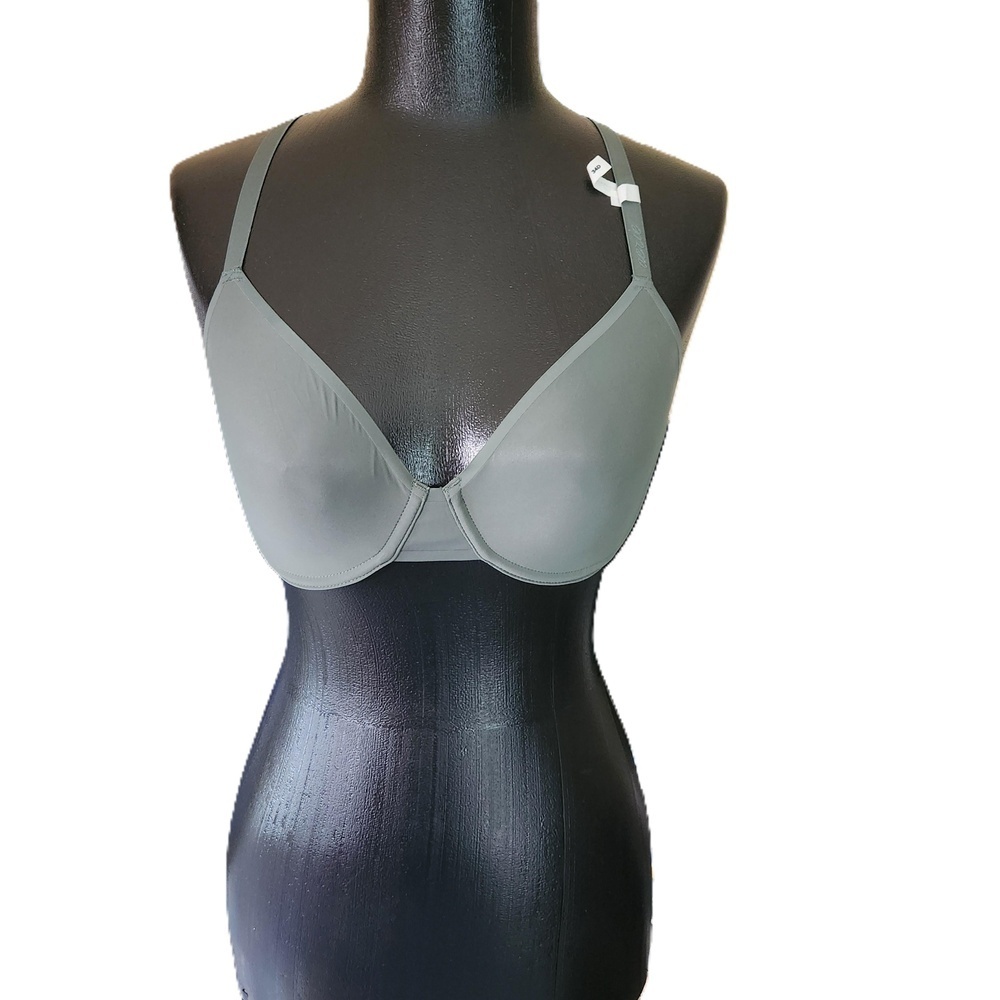 Aerie Green Underwire Bra Adjustable Straps 34D NWT